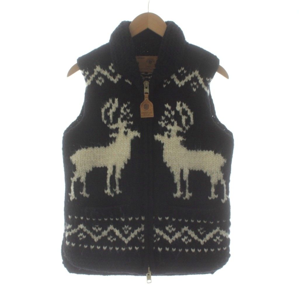 Canadian Sweater Company カウチンジップアップセーター カナディアン セーター CANADIAN SWEATER カウチンベスト ジップアップ