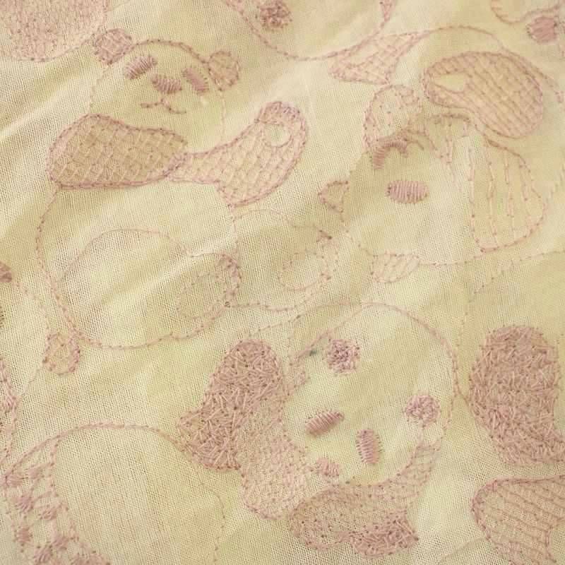 マーブルシュッド marble SUD 半袖 ブラウス パンダ刺繍 シャツ T