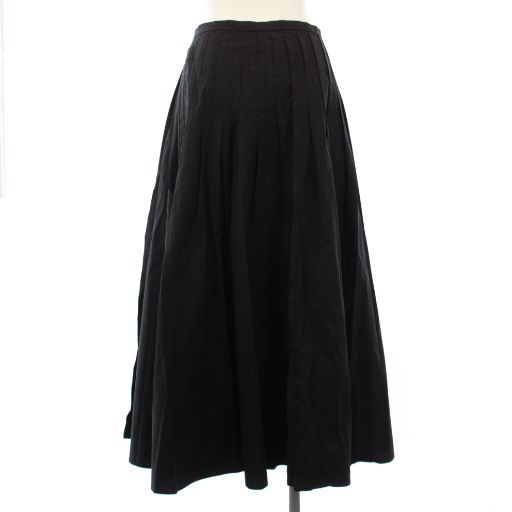 ブラミンク BLAMINK タックデザインコットンラップスカート ロング