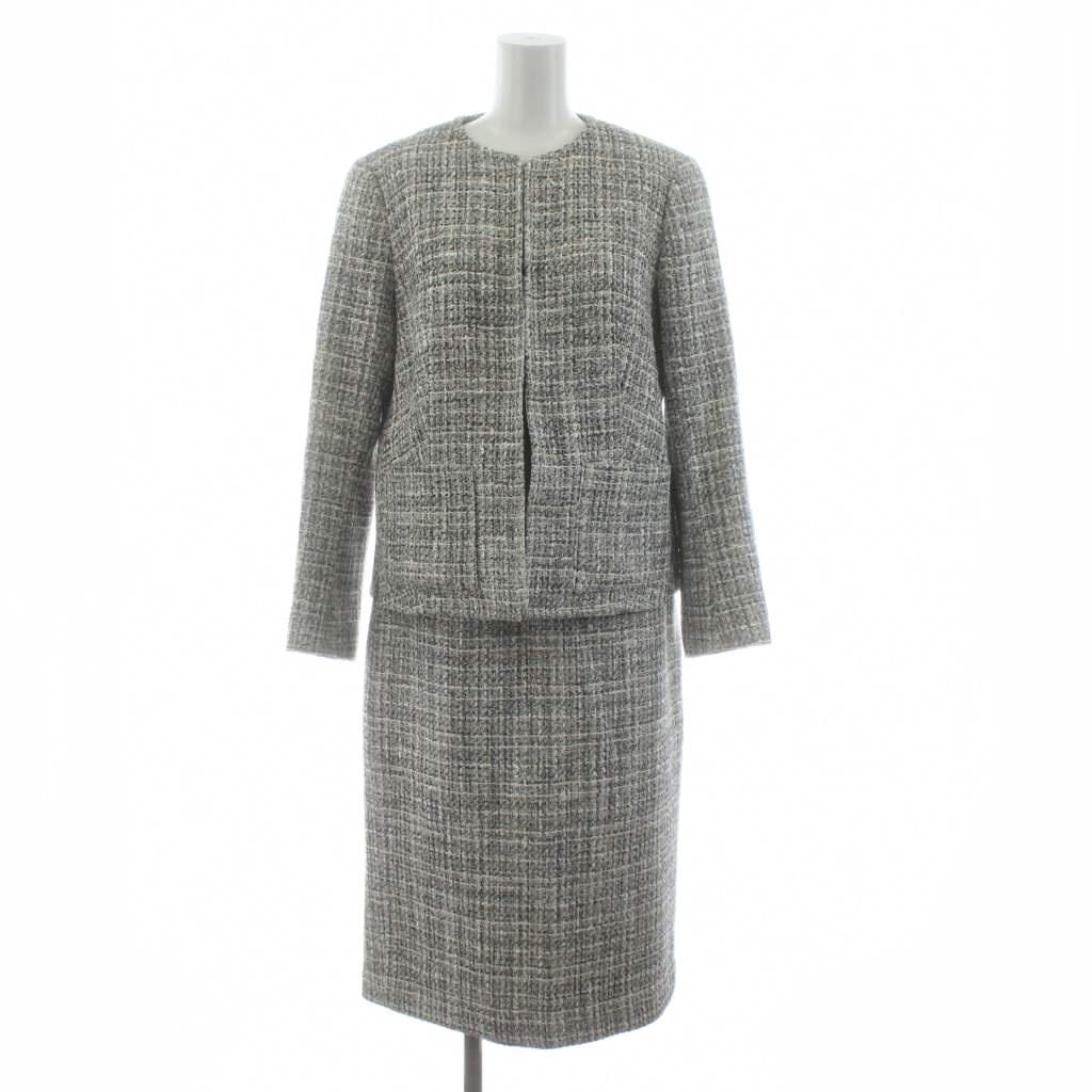 新品未使用タグ付き⭐︎theory セオリー セットアップスカートスーツ S相当 セオリーリュクス theory luxe 19AW MULTI COLOR TWEED ASTA KIDDI