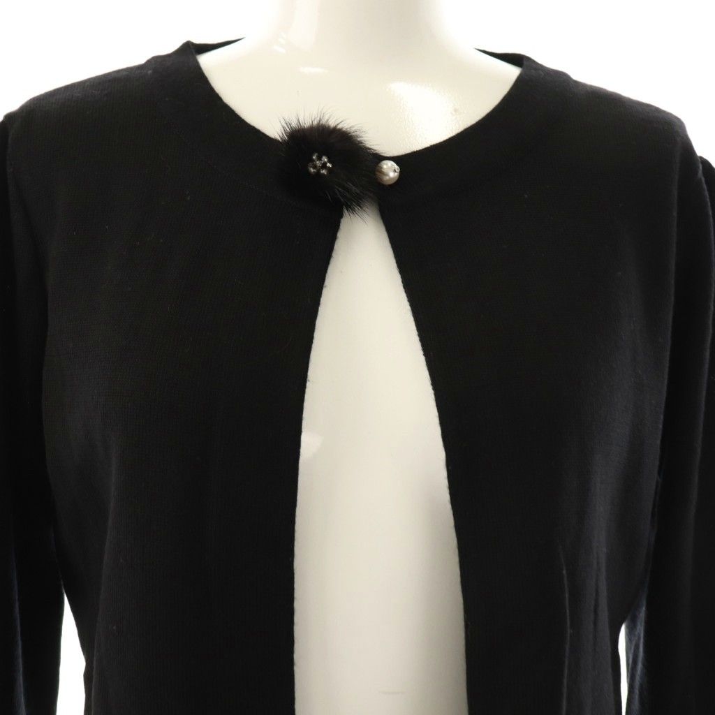 ルネ Rene カーディガン ニット 34 ブラック /ES □OS - メルカリ