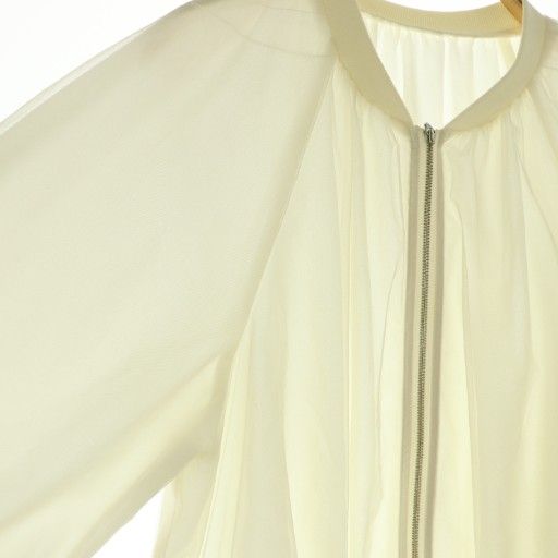 24SS✨新品タグ付きArpege storyシアージャケット　アイボリー　S アルページュ ストーリー Arpege story 24SS シアーブルゾン