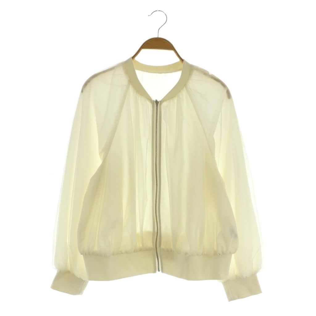 24SS✨新品タグ付きArpege storyシアージャケット　アイボリー　S 24SS✨新品タグ付きArpege storyシアージャケット アイボリー S 24SS