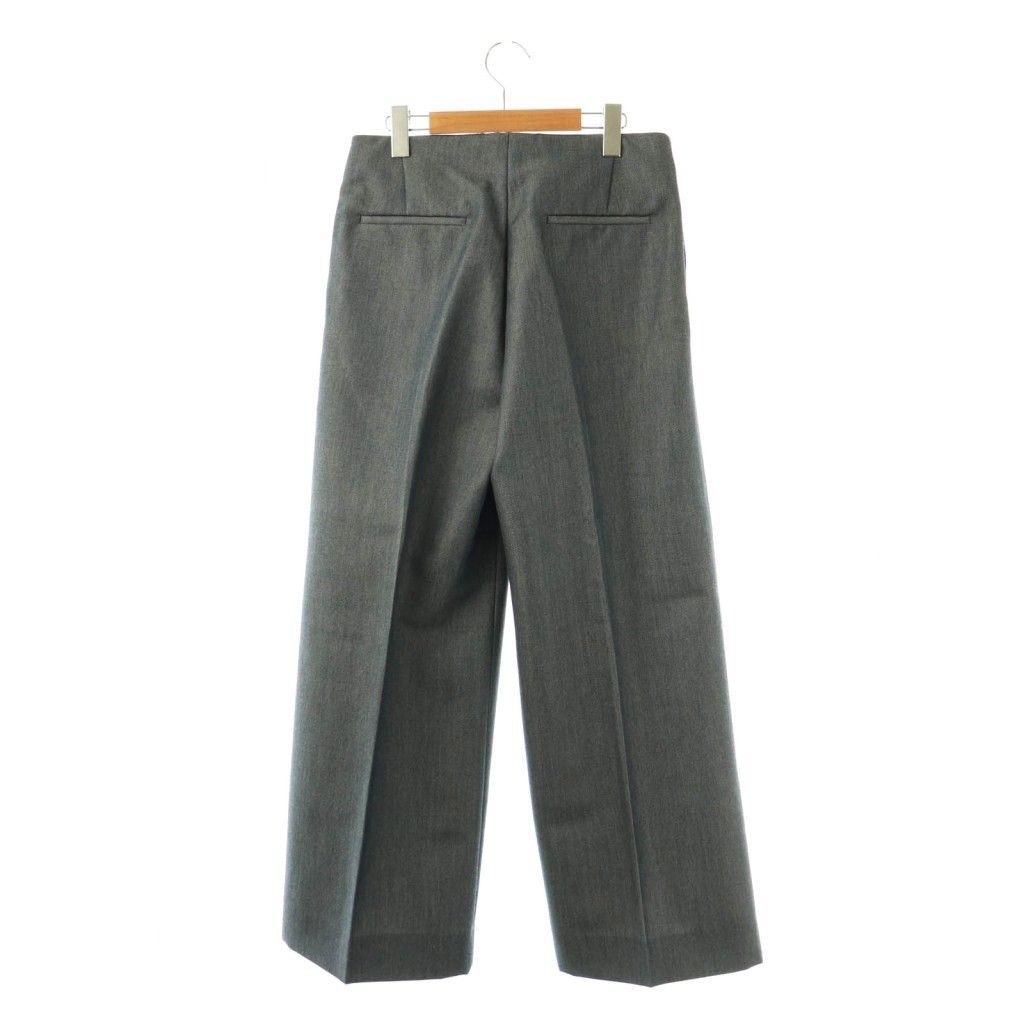 ドゥロワー Drawer ウールモヘアRESORT2スラックス 40 ネイビー /DO