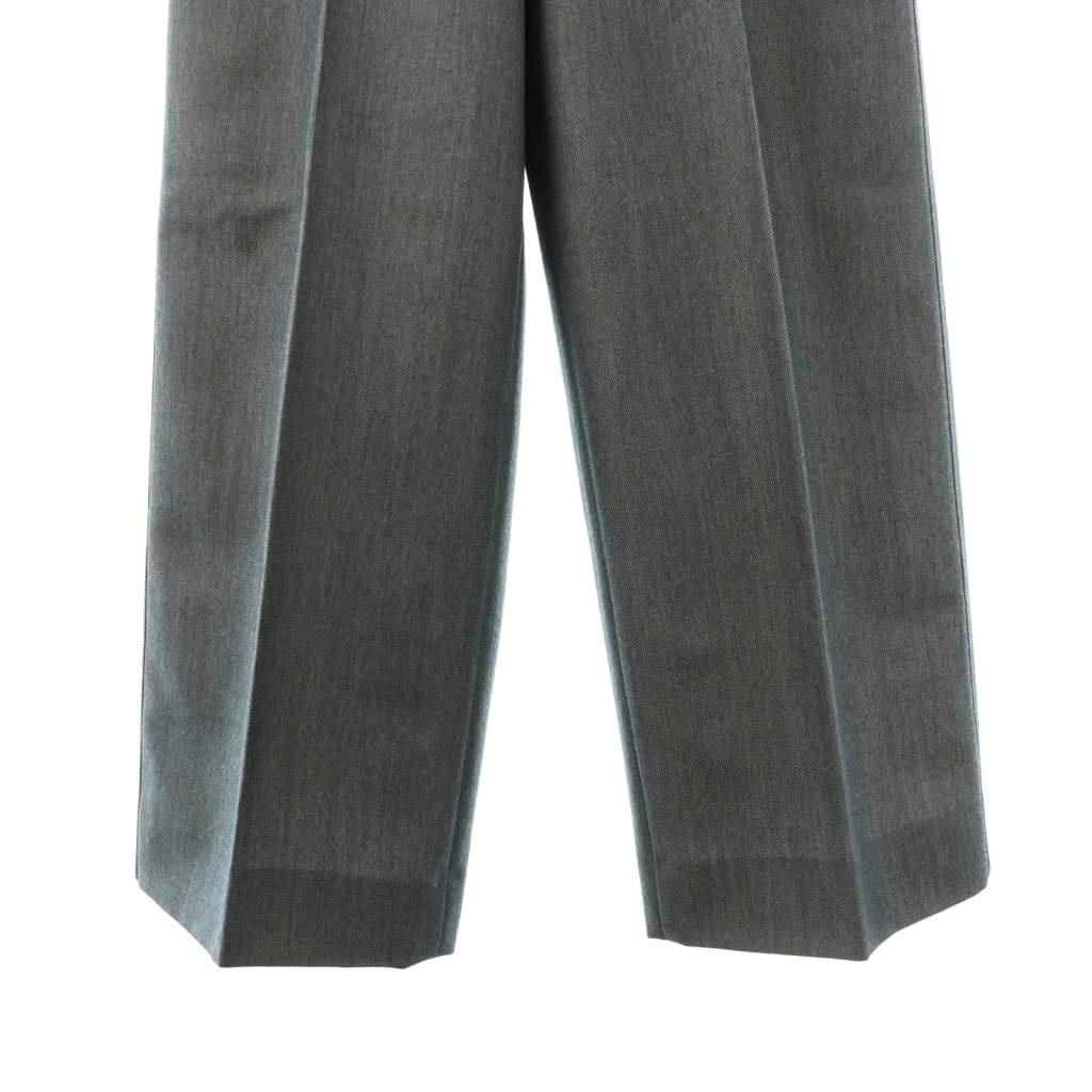 Drawer ウール モヘア RESORT2 スラックス ワイド 美品　40 ドゥロワー Drawer ウールモヘアRESORT2スラックス 40 ネイビー /DO