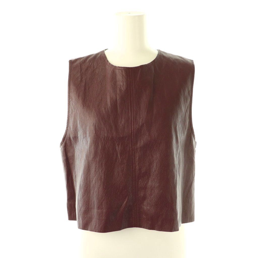 マチャット MACHATT エコレザーリボンベスト F ボルドー /DO □OS