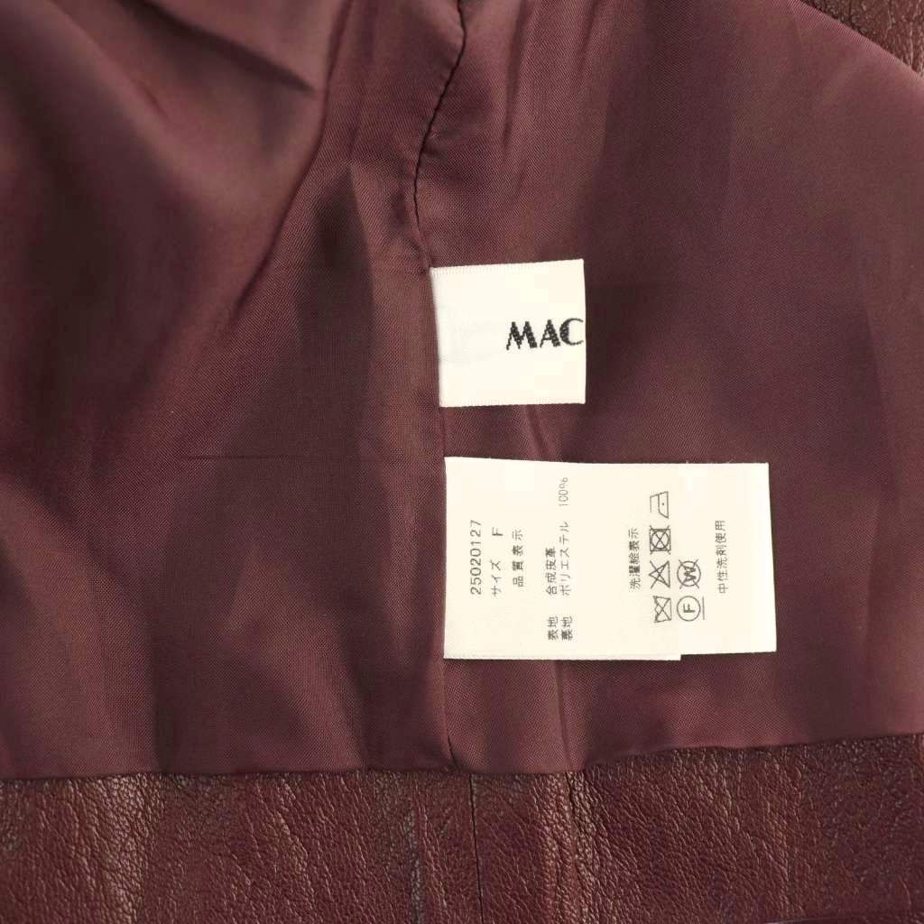 マチャット MACHATT エコレザーリボンベスト F ボルドー /DO □OS