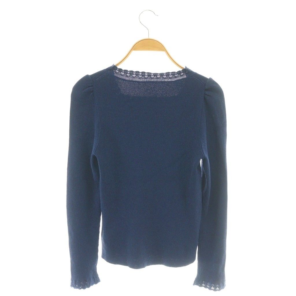 ストロベリーフィールズ STRAWBERRY-FIELDS ラメリブニット プル