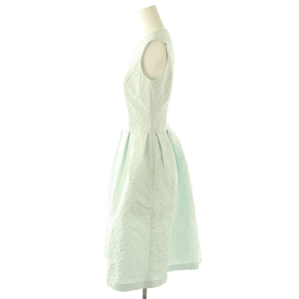 ルネ Rene ベーシック basic 花柄刺繍ノースリーブワンピース 32