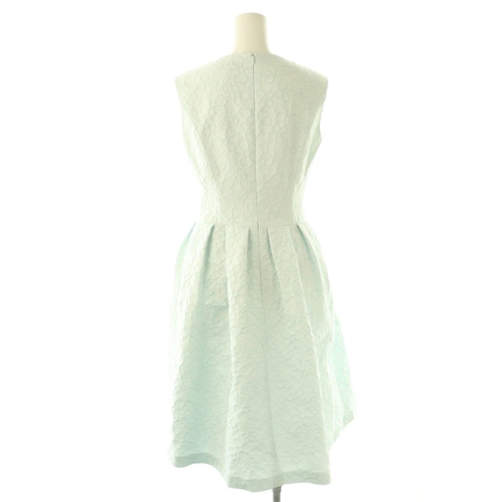 【René basic】 ノースリーブグレーグラデーションひざ丈ワンピース René basic ノースリーブ膝丈ワンピース 36サイズ - メルカリ