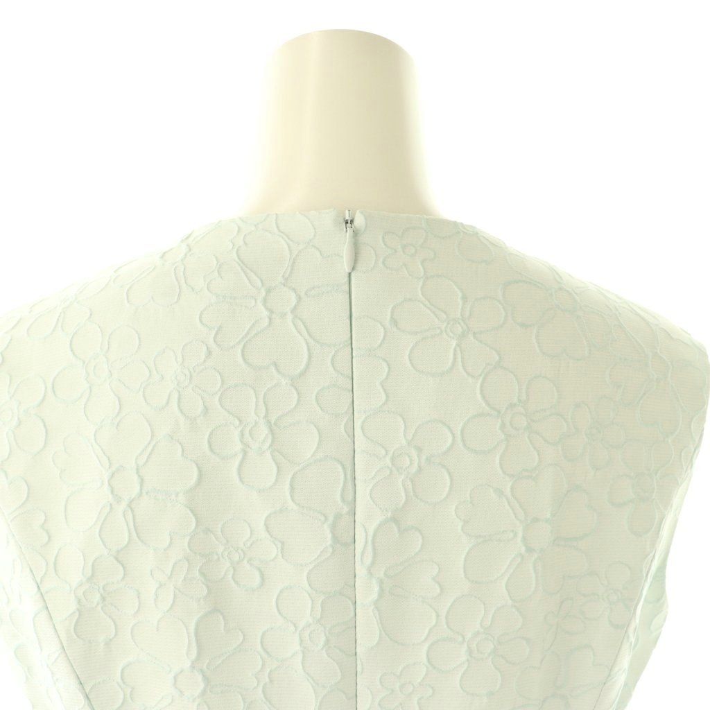 ルネ Rene ベーシック basic 花柄刺繍ノースリーブワンピース 32