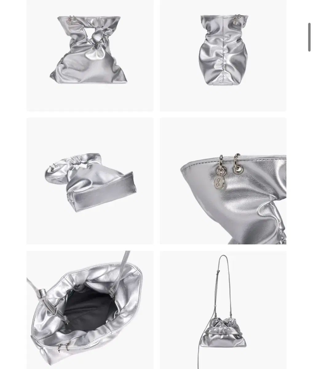  ツリー麻スクランチシルバーバッグ ミニバッグ クロスバッグ トートバッグ バッグ