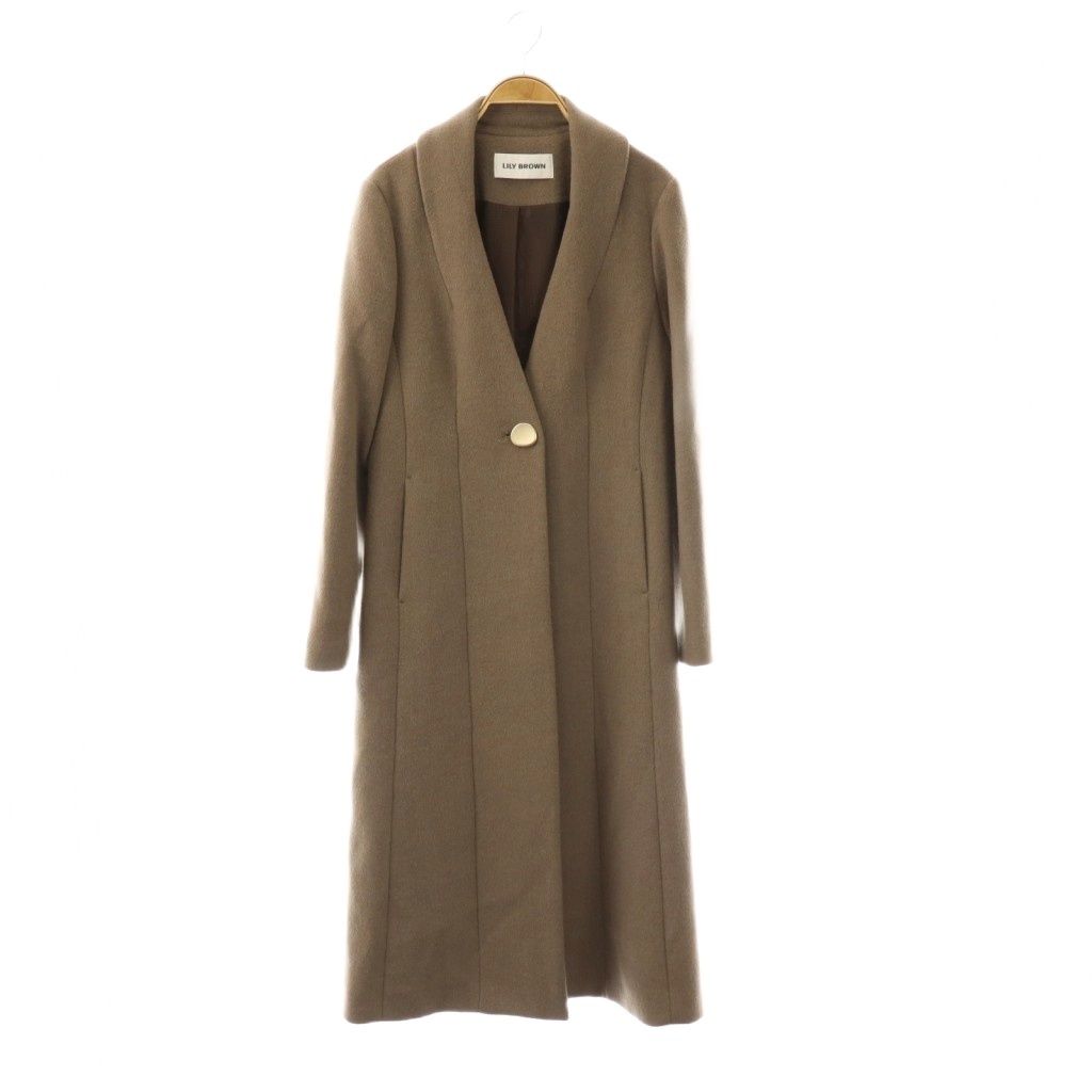 リリーブラウン Lily Brown 23AW チェスターコート 1 モカ /DO □OS