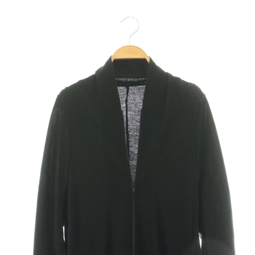 ヨウジヤマモト YOHJI YAMAMOTO ジップアップ ロングカーディガン
