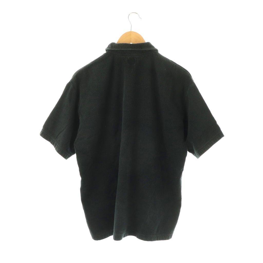 ロンハーマン Ron Herman 25SS パイル ポロシャツ 半袖 L ネイビー /HK