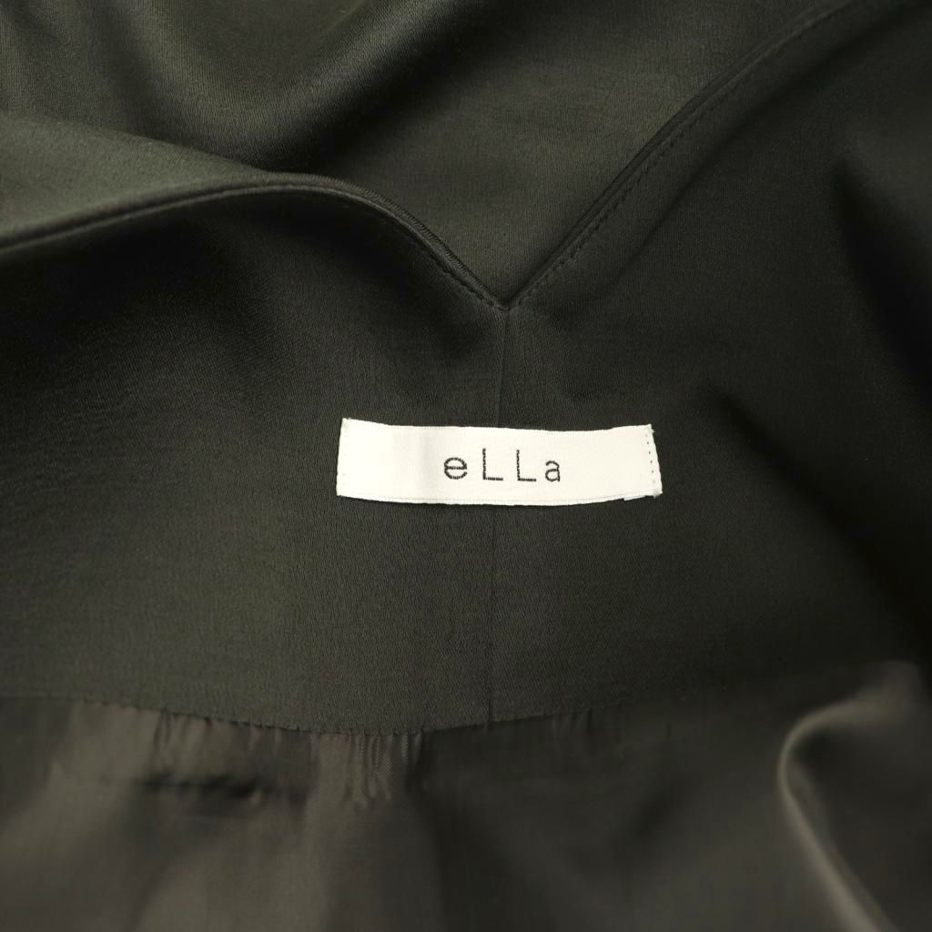 エラ eLLa satin twill jumper skirt ジャンパースカート ワンピース F