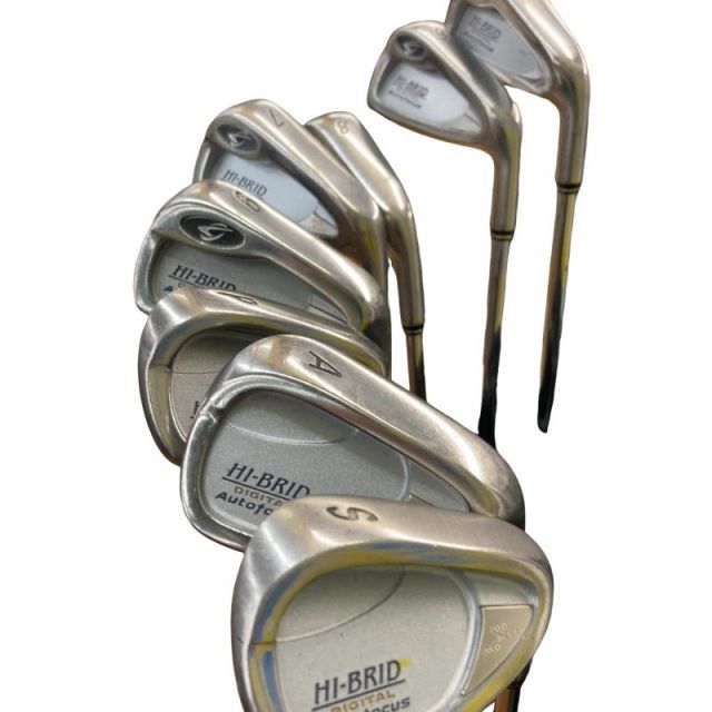 中古】 ダンロップ HI-BRID DIGITAL Autofocus 10S アイアンセット IR