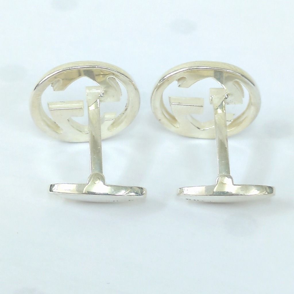 GUCCI グッチ インターロッキング カフス カフリンクス シルバー925