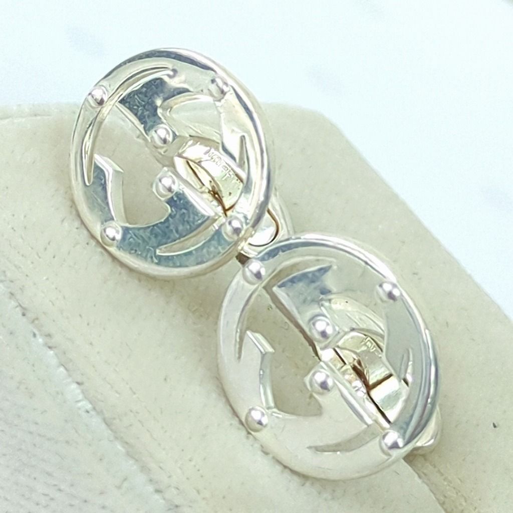 GUCCI グッチ インターロッキング カフス カフリンクス シルバー925