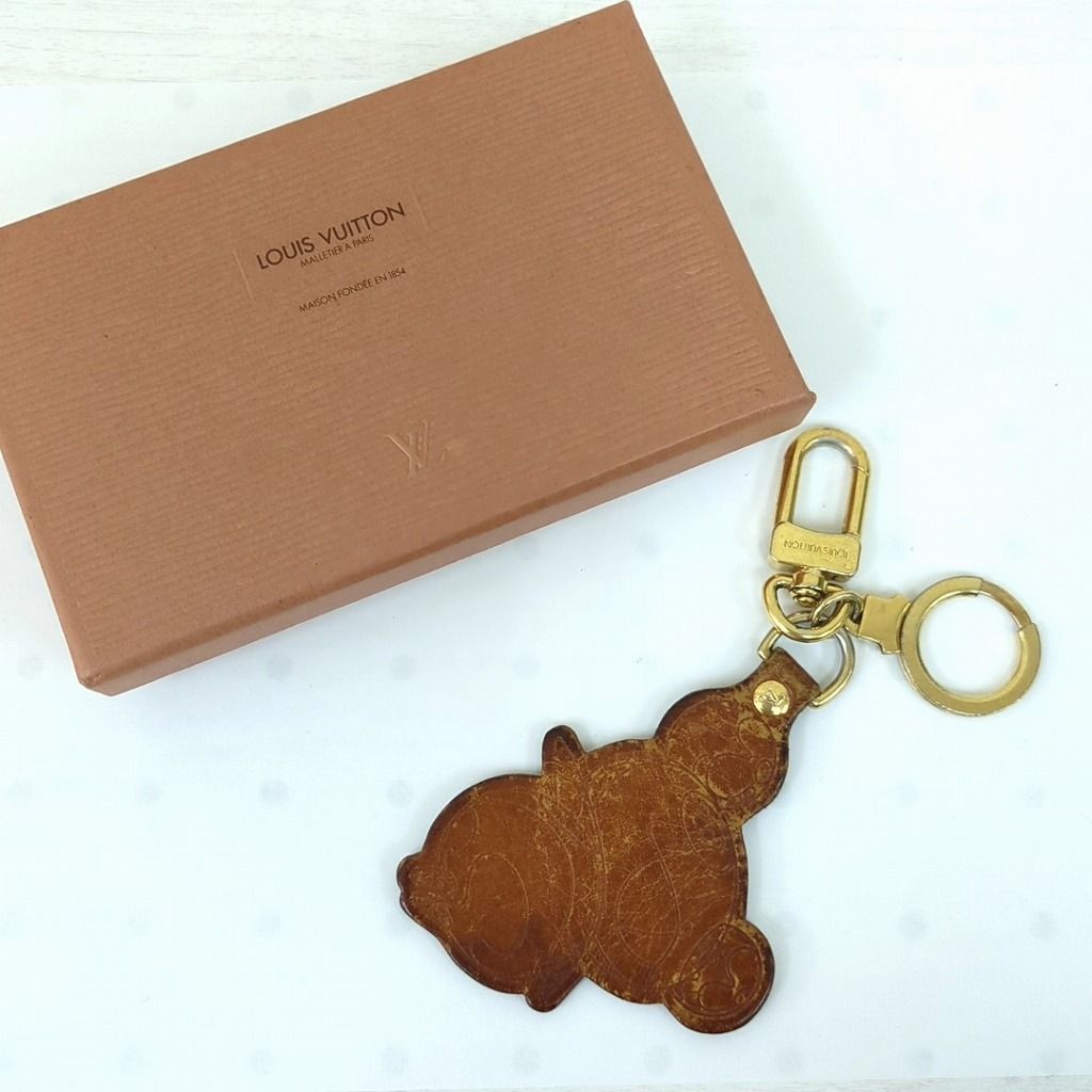 LOUIS VUITTON ルイ ヴィトン ポルト クレ パンダ キーホルダー