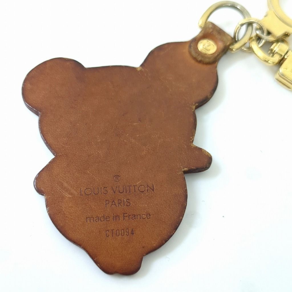 LOUIS VUITTON ルイ ヴィトン ポルト クレ パンダ キーホルダー