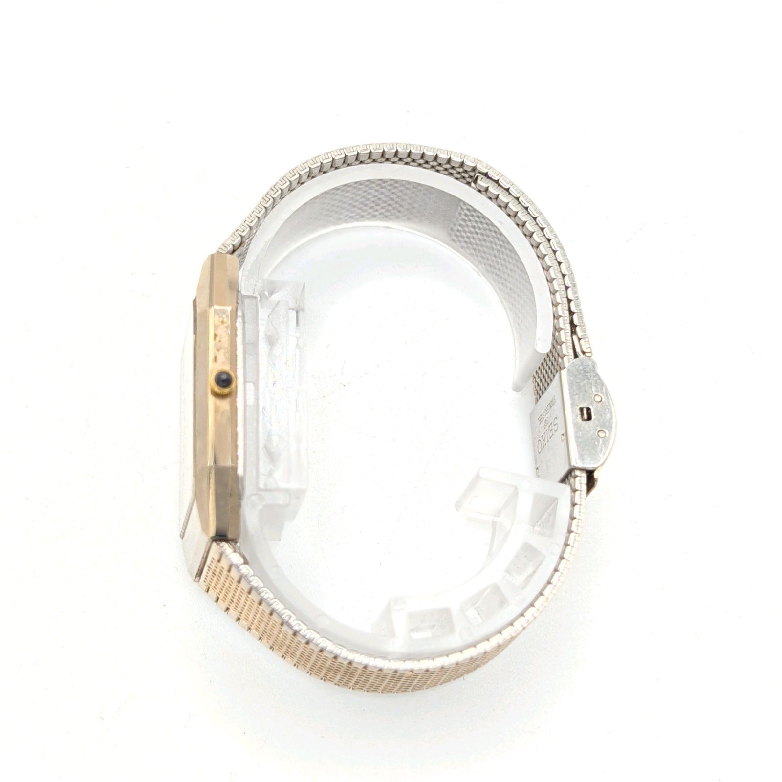 SEIKO Dolce 6030-5530 Watch Quartz Men's Gold Square Y2K 00S