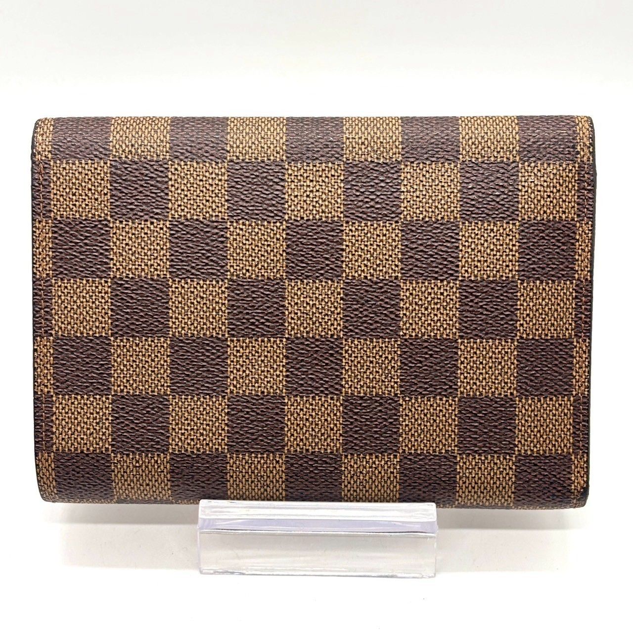 整える人のダミエ✨ LOUIS VUITTON 三つ折り財布 ダミエ ポルト