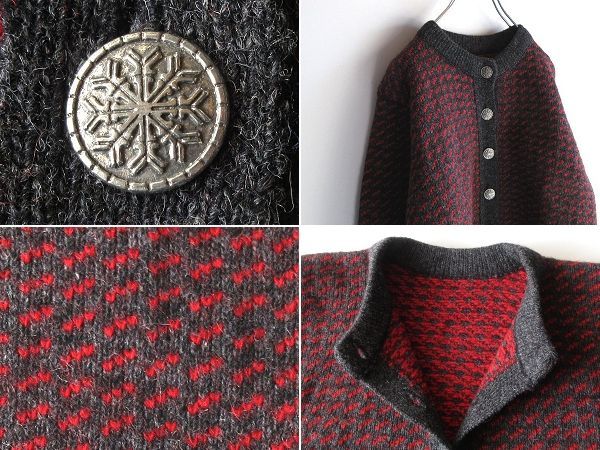 希少 80sビンテージ L.L.Bean エルエルビーン 雪柄メタルボタン 銀釦