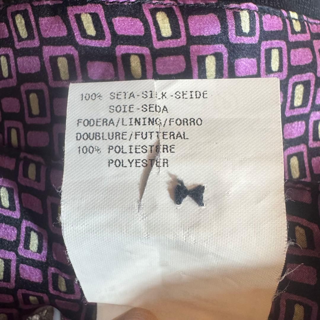 美品】 ARMANI COLLEZIONI シルクレトロ柄ひざ丈スカート 36 - メルカリ 