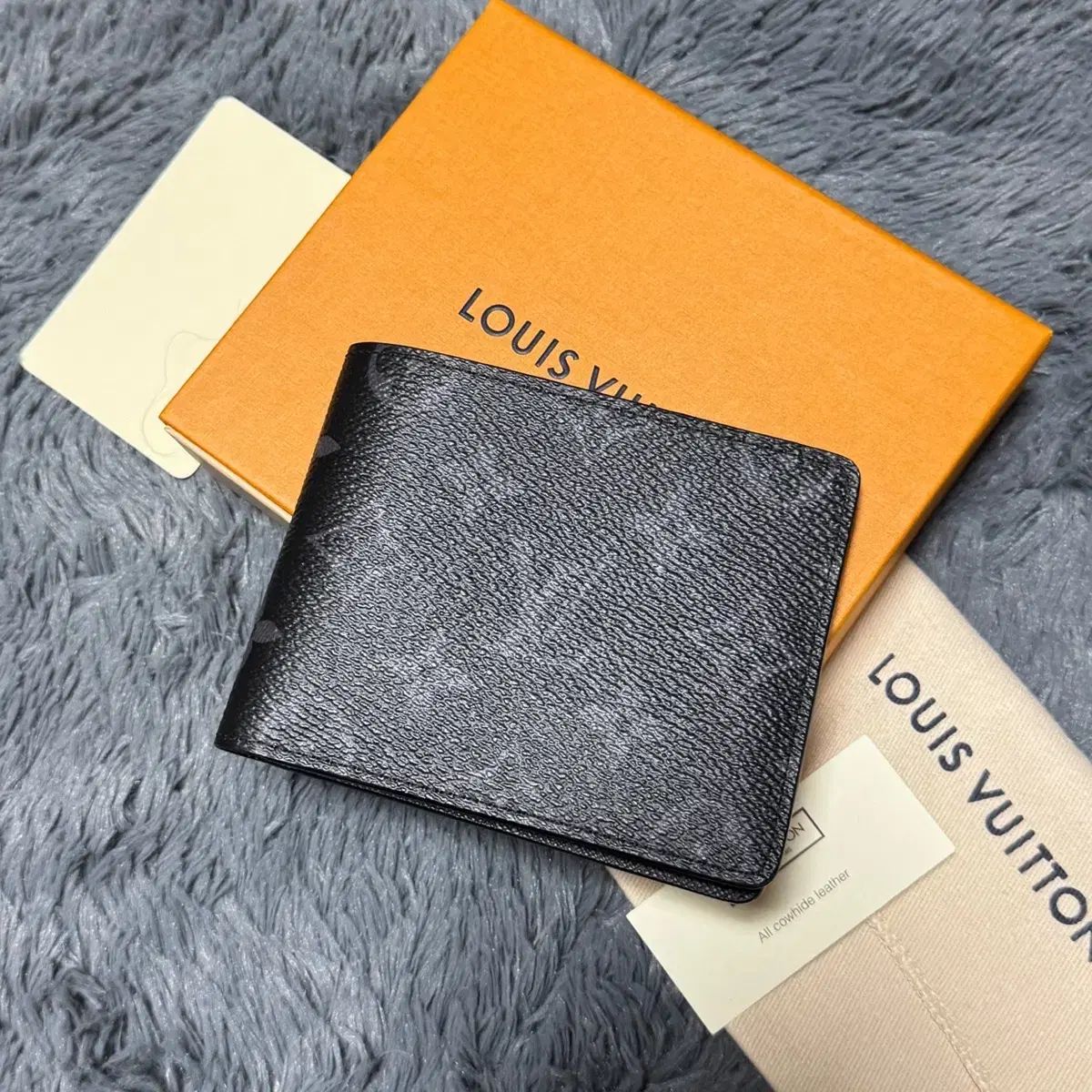 25年式|フルセット Louis Vuitton ルイヴィトン エクリプス 二つ折り財布