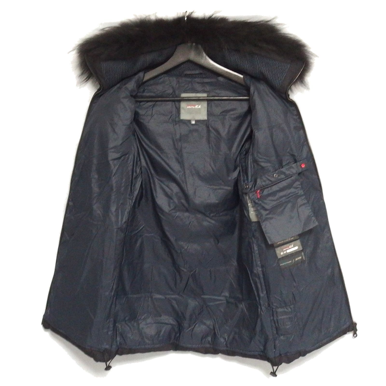 デュベティカ ダウンコート Adhara ラクーンファー 黒 38 ✨極美品 ✨デュベティカ Adhara ラクーンファー ダウンジャケット 40