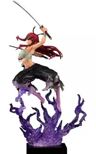 フェアリーテイル エルザ・スカーレット侍-光炎万丈-Ver.漆黒 オルカトイズ 中古】フィギュア エルザ・スカーレット侍-光炎万丈-ver.漆黒 「FAIRY