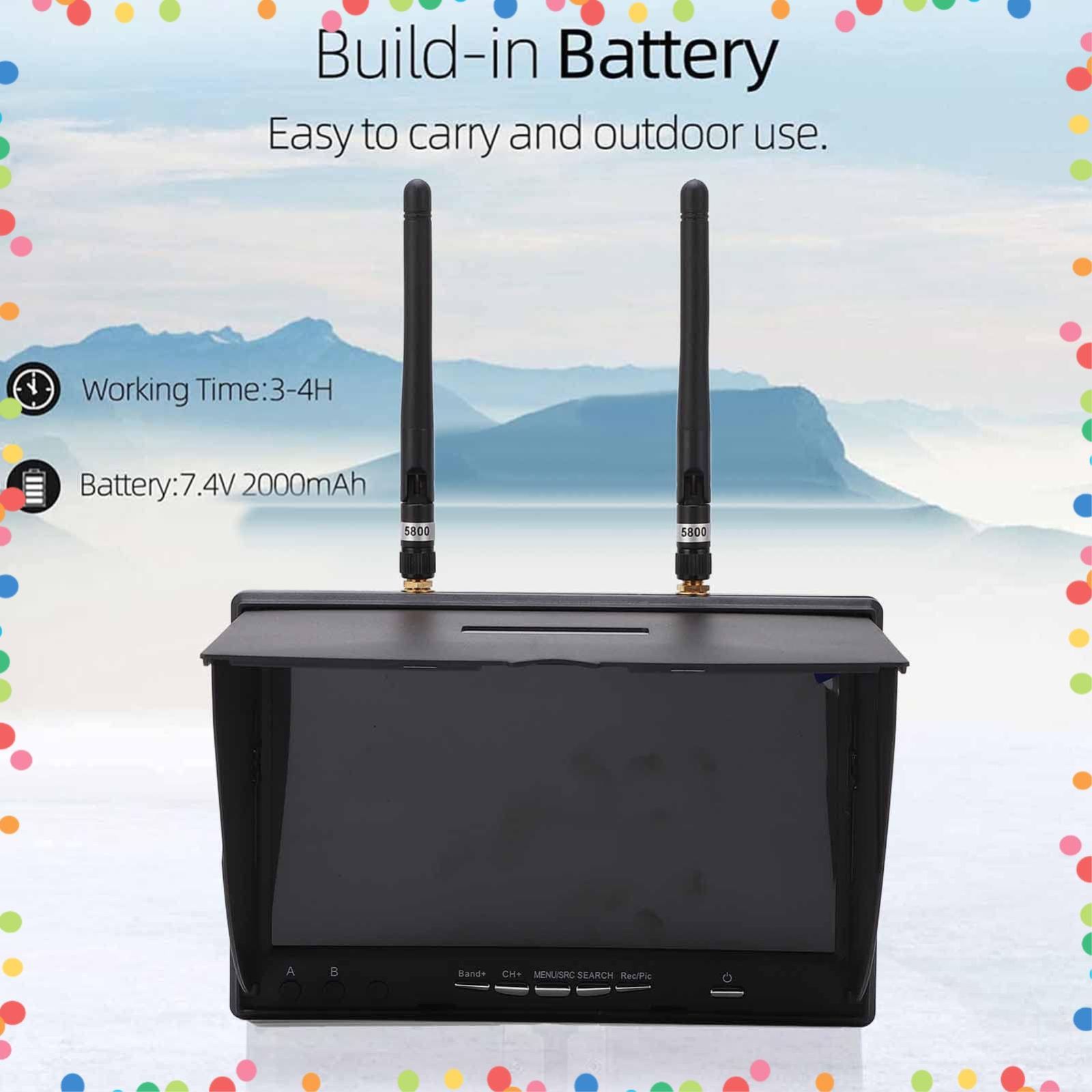 ヘッドレストモニター FPV空撮用モニター