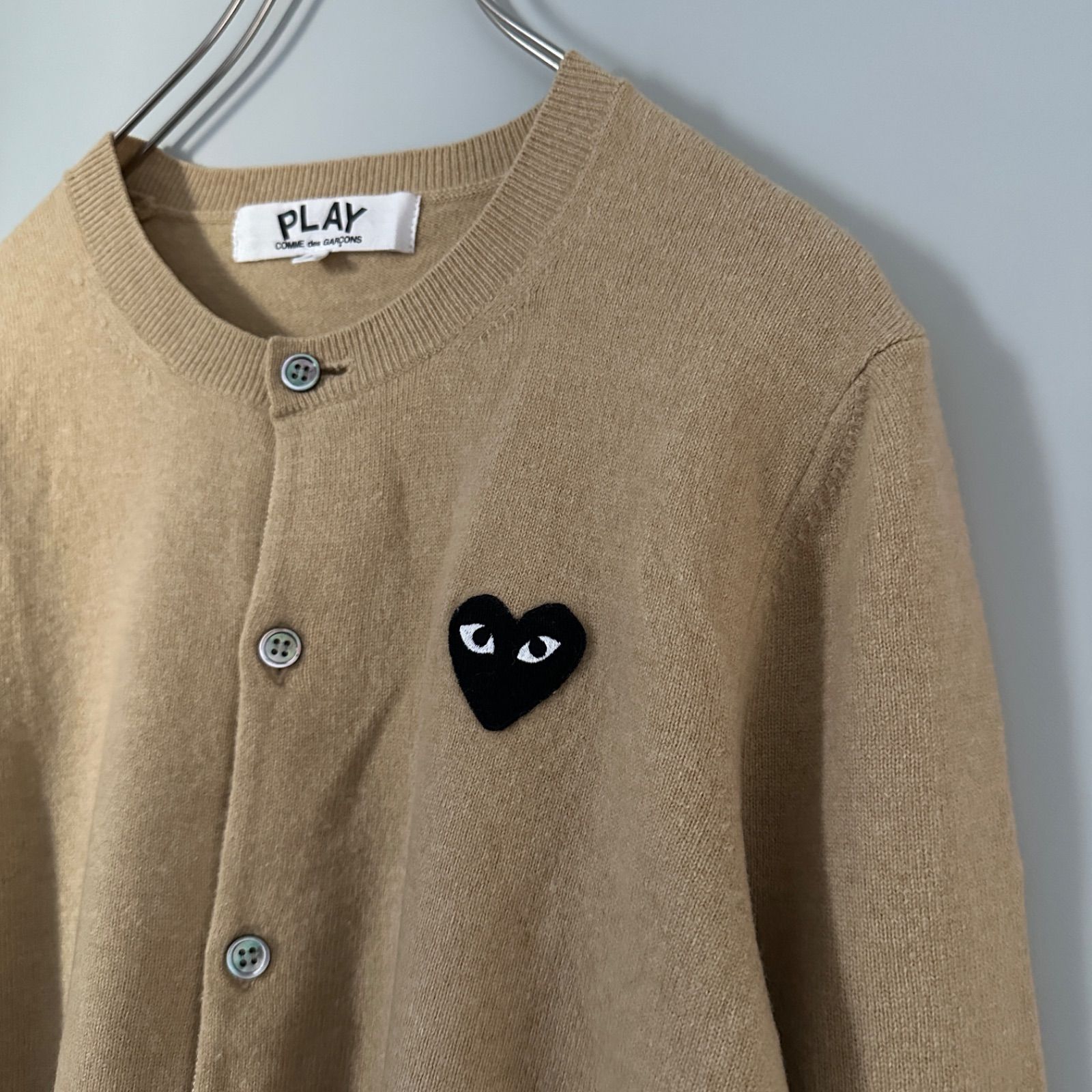 美品】PLAY COMME des GARCONS プレイコムデギャルソン カーディガン