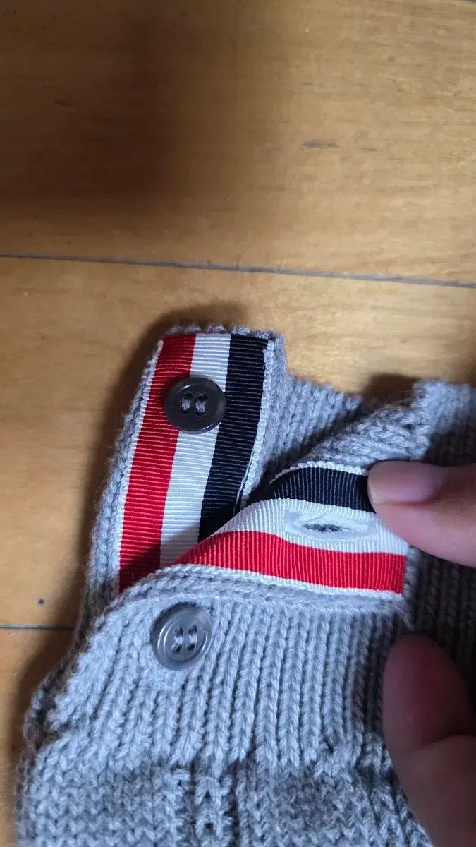  3 ほぼ トム ブラウン ケーブル ニット グレー ニット セーター トップス