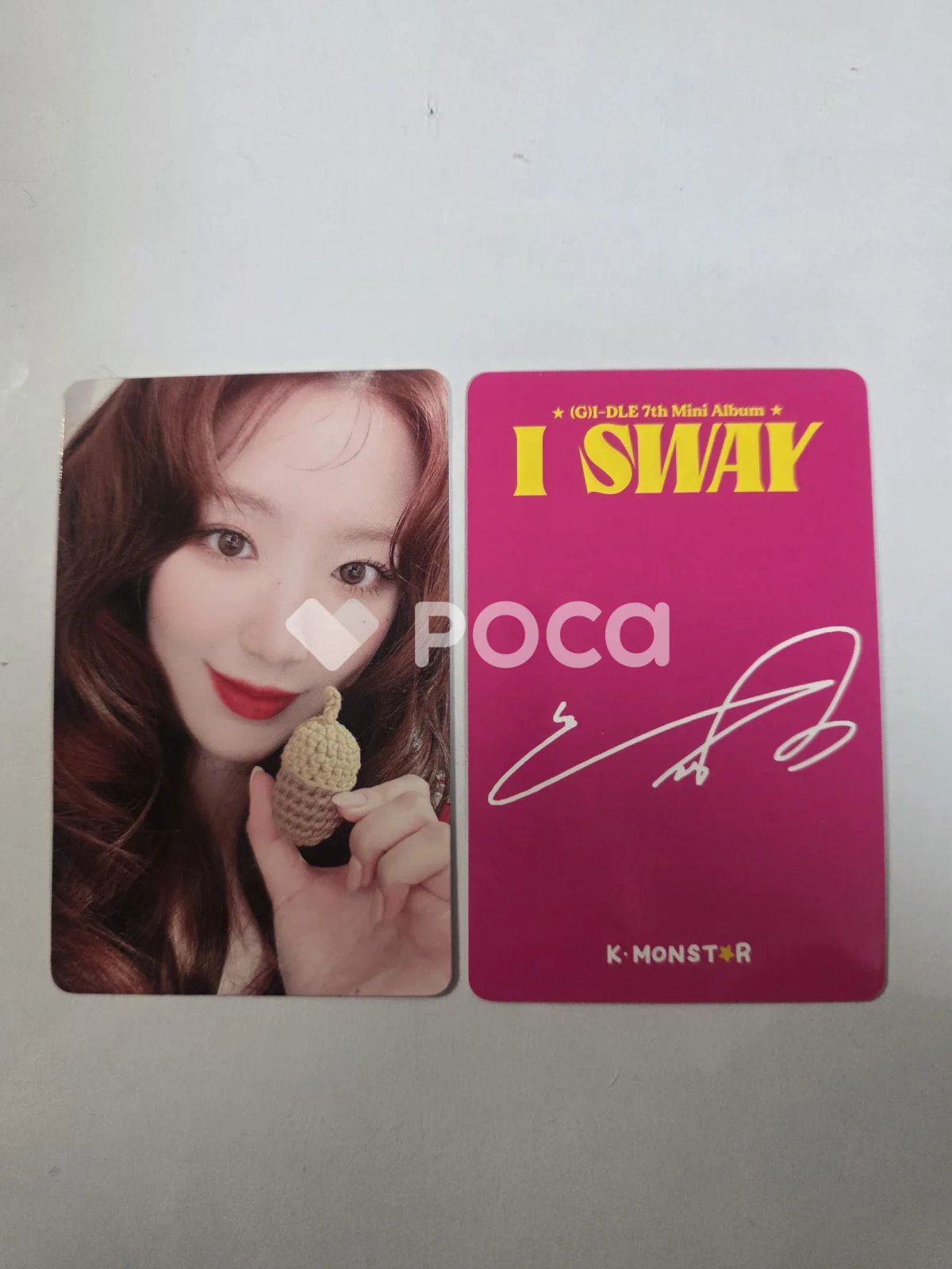 G I DLE シュファ SWAY K MONSTAR