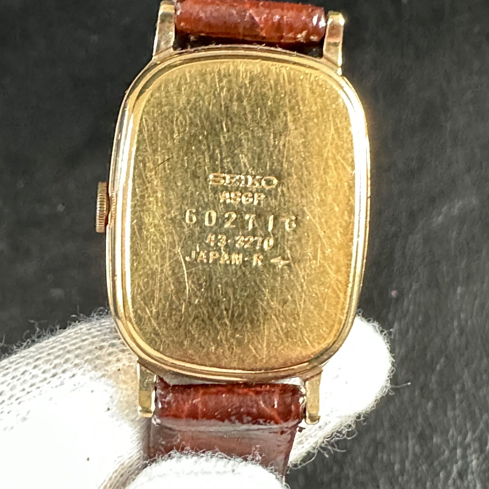 稼働品 レディース SEIKO 腕時計 スクエア 新品電池 ヴィンテージ 稼働 