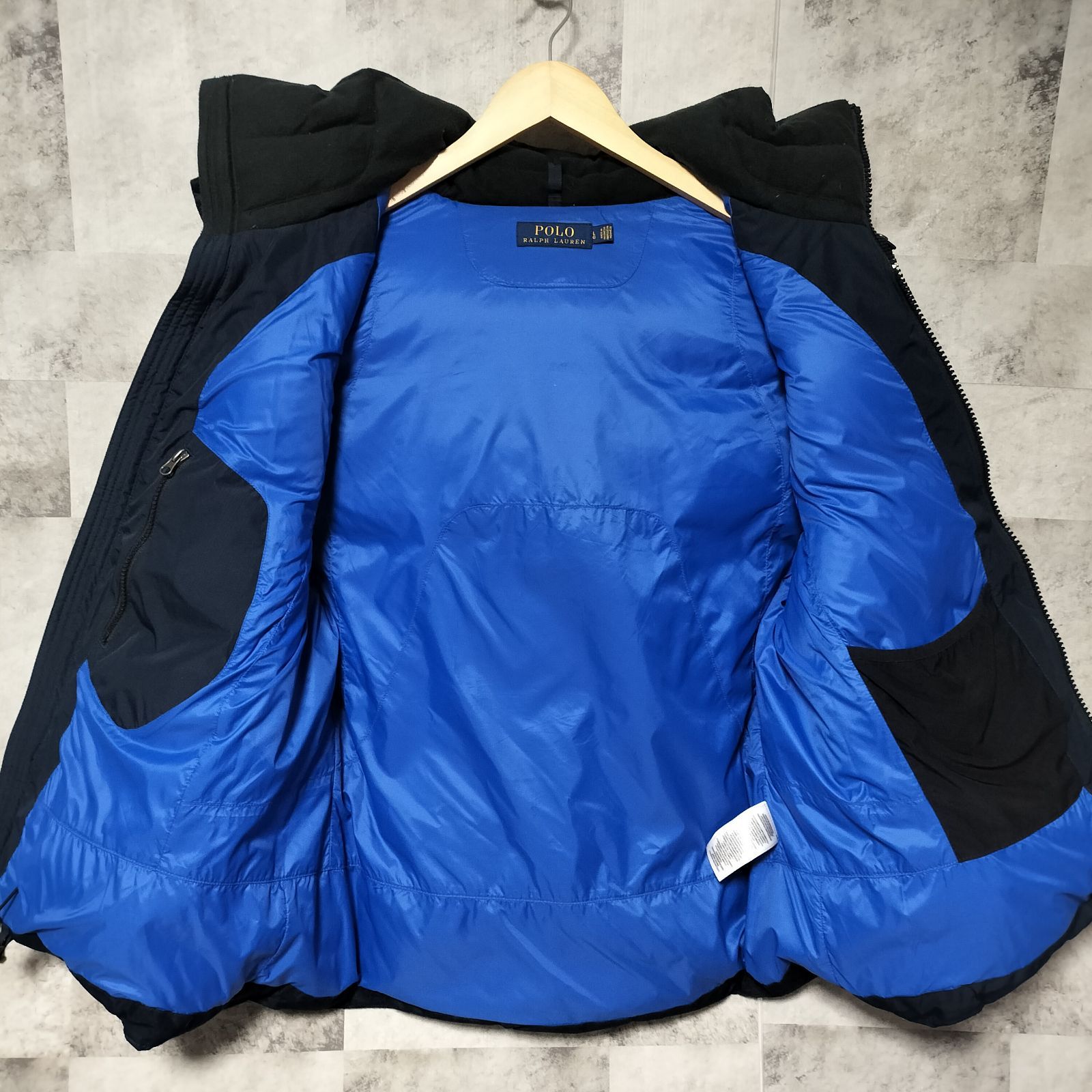 美品】POLO RALPH LAUREN 2way ビックポニー ダウンベスト Lサイズ