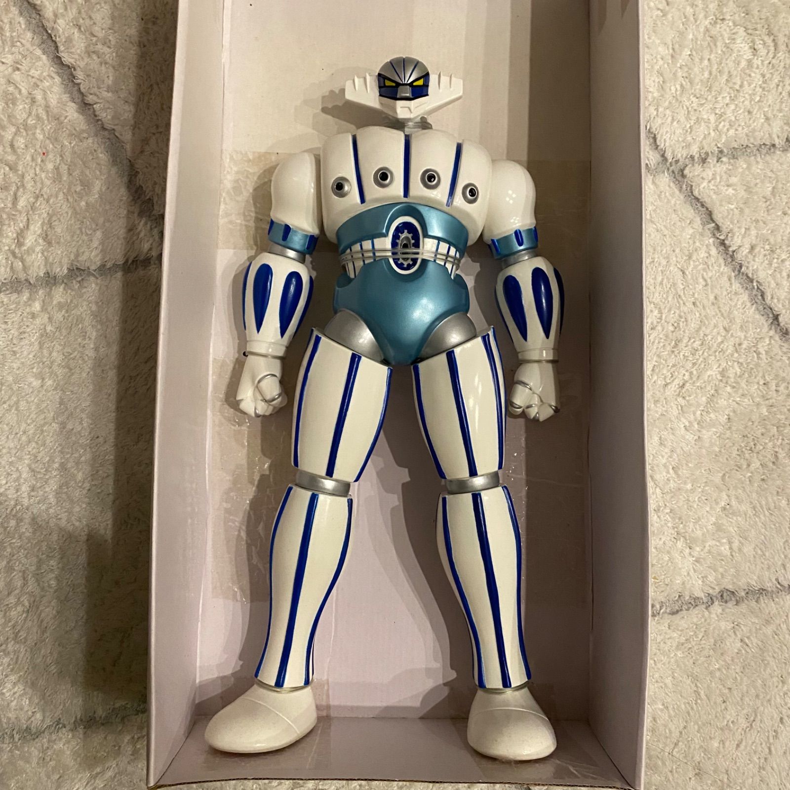 美品　貴重！マーミット　スーパーロボット烈伝　鋼鉄ジーグ　ソフビ　約37cm 未展示》スーパーロボット烈伝 鋼鉄ジーグ マーミット フィギュア
