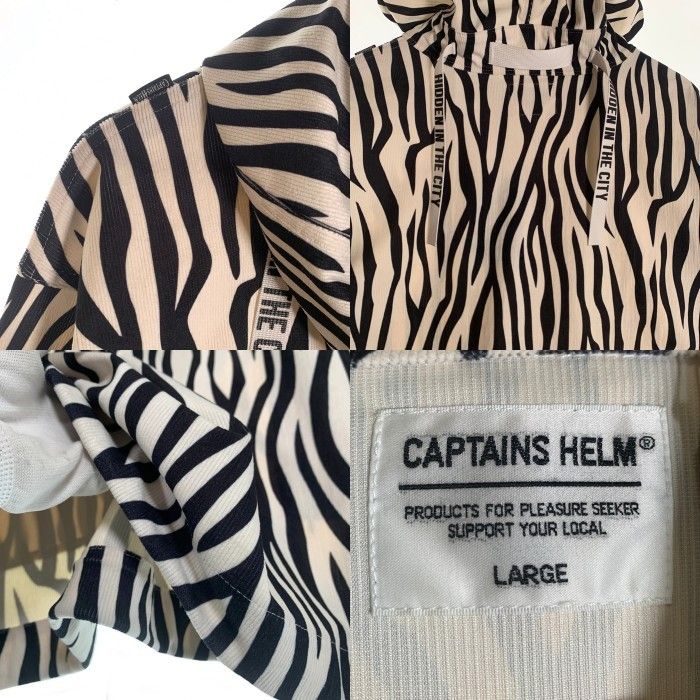 CAPTAINS HELM キャプテンズヘルム ST CORDUROY MIL HOODIE ANIMAL