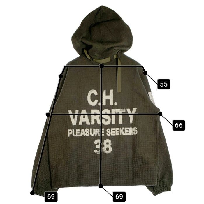 CAPTAINS HELM キャプテンズヘルム MIL THERMAL HOODIE サーマル プル