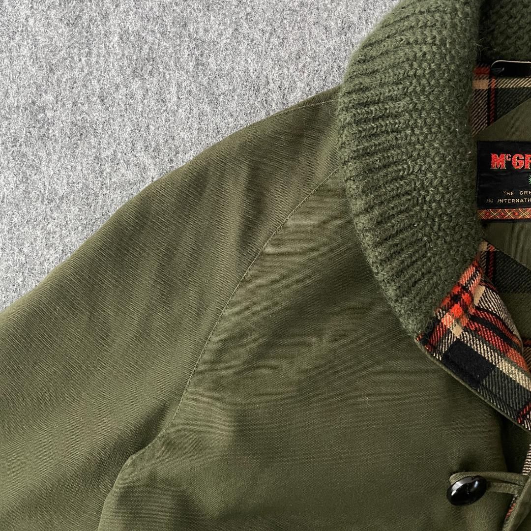 70s 80s McGREGOR ドンキーコート オリーブ S ヴィンテージ 70s 80s McGREGOR ドンキーコート ヴィンテージ 裏チェック 希少
