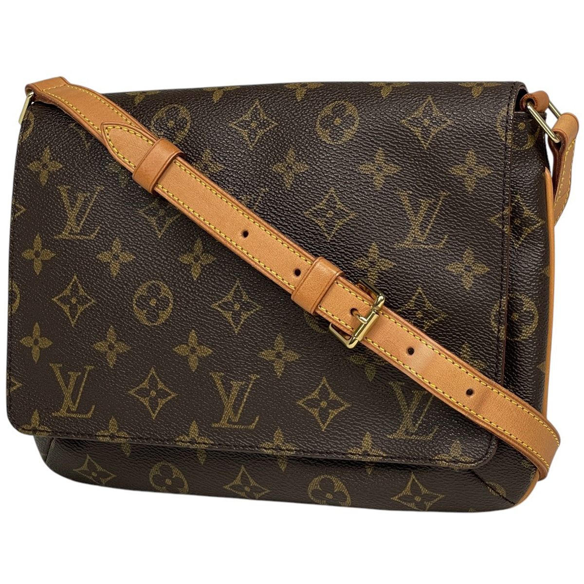 ★最終価格【5od4176-h】ルイヴィトン ショルダーバッグ モノグラム ミュゼットタンゴショートストラップ M51257 ブラウン【中古】レディース ルイ・ヴィトン Louis Vuitton ミュゼット タンゴ ショート 肩掛け