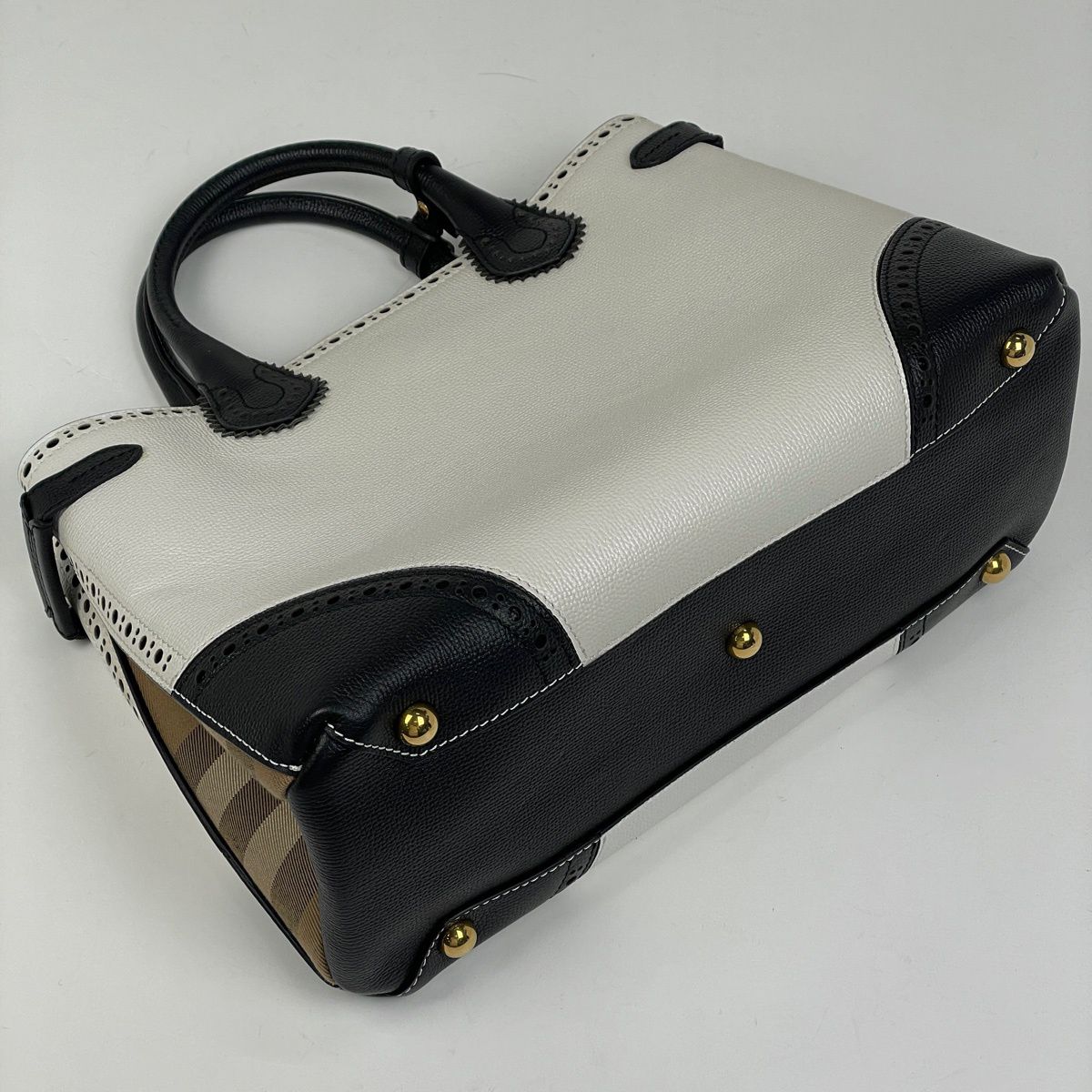 バーバリー BURBERRY ロゴ ハンドバッグ 2WAY ショルダーバッグ