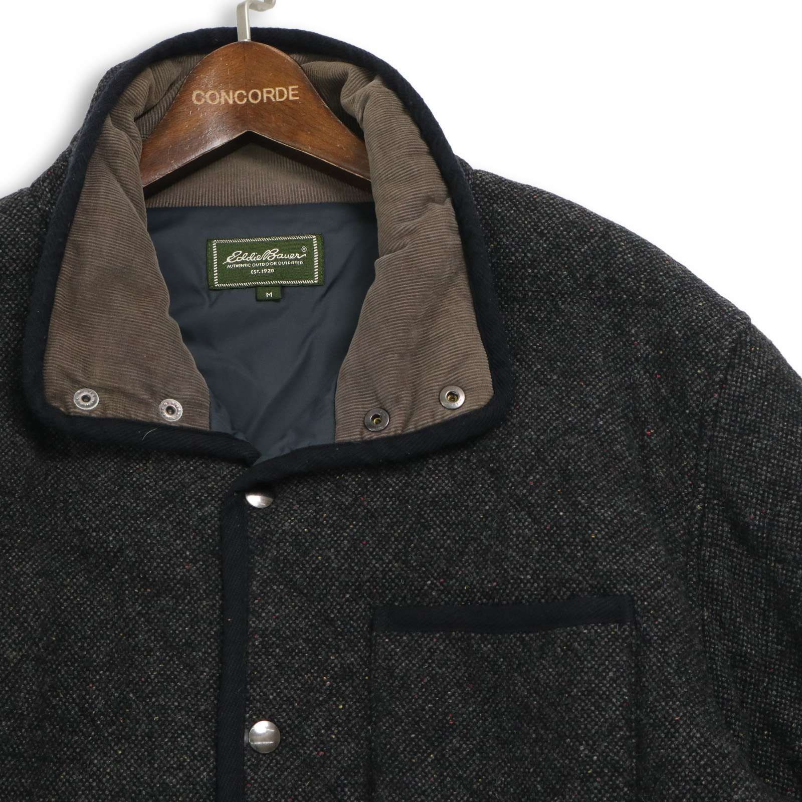 ★ Eddie Bauer ウールコート 高機能サーモライト エディーバウアー Eddie Bauer エディーバウアー Thermolite PLUS シルク混 ウール