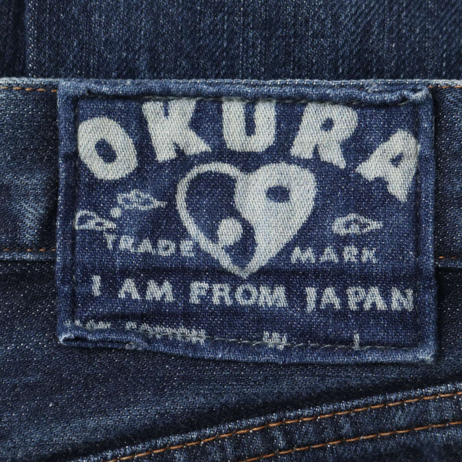 OKURA オクラ ハリウッドランチマーケット USED加工☆ ストレート 