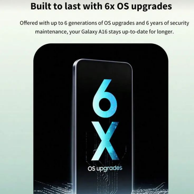 Samsung Galaxy A16 4G LTE スマートフォン - 6GB RAM + 128GB ROM