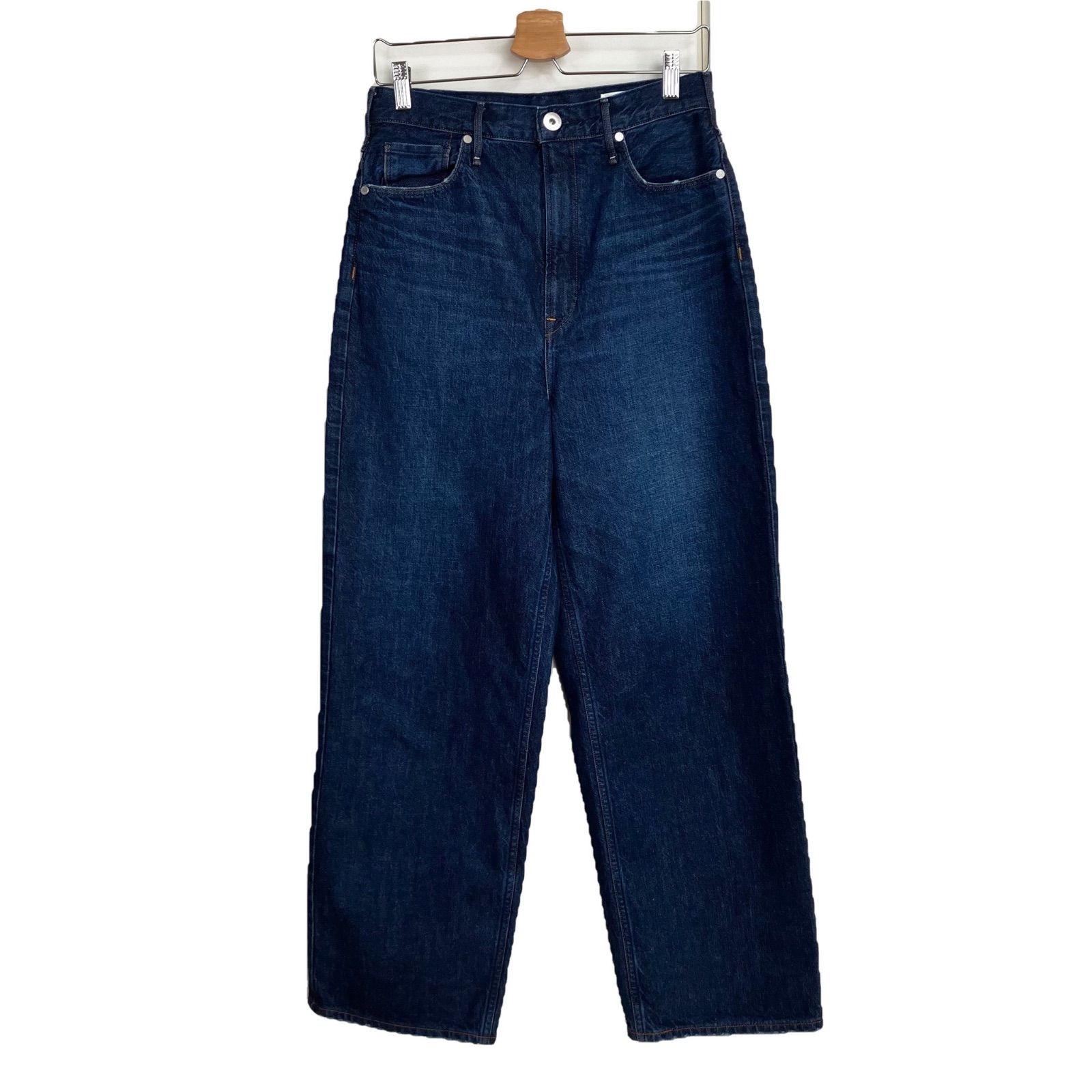 upper hights IENA別注 THE GARNET ワイドストレートデニム 25 TEAL