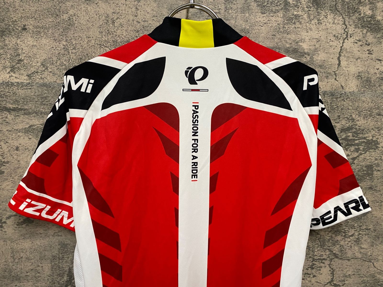 JP880 パールイズミ PEARL iZUMi 半袖 サイクルジャージ L 黒白赤