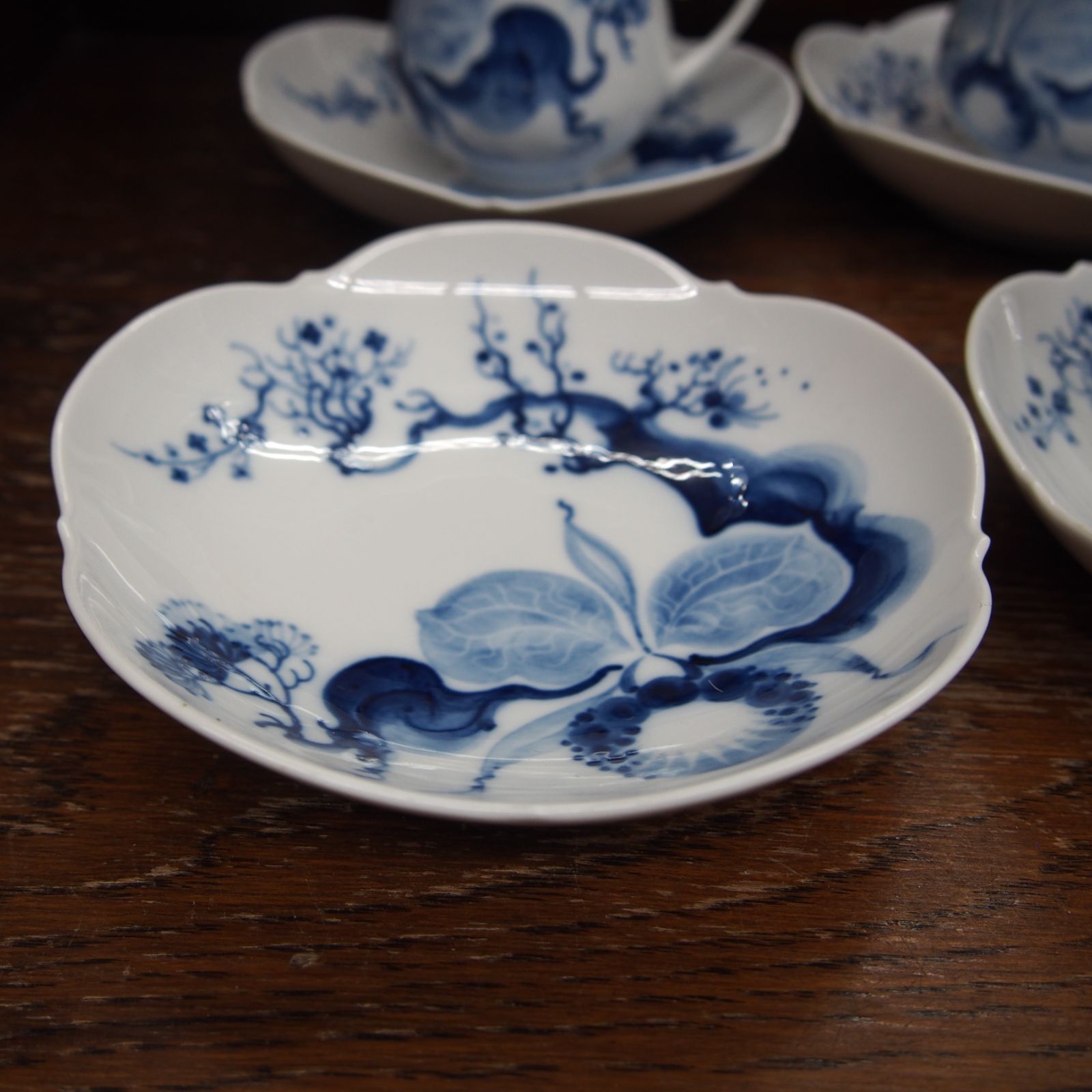 未使用 マイセン meissen ブルーオーキッド カップ ソーサー 6客セット